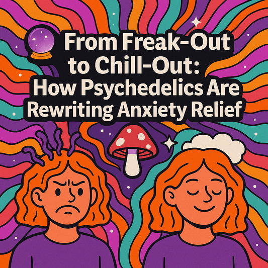 🔮 From Freak-Out to Chill-Out: How Psychedelics Are Rewriting Anxiety Relief - Moocah World