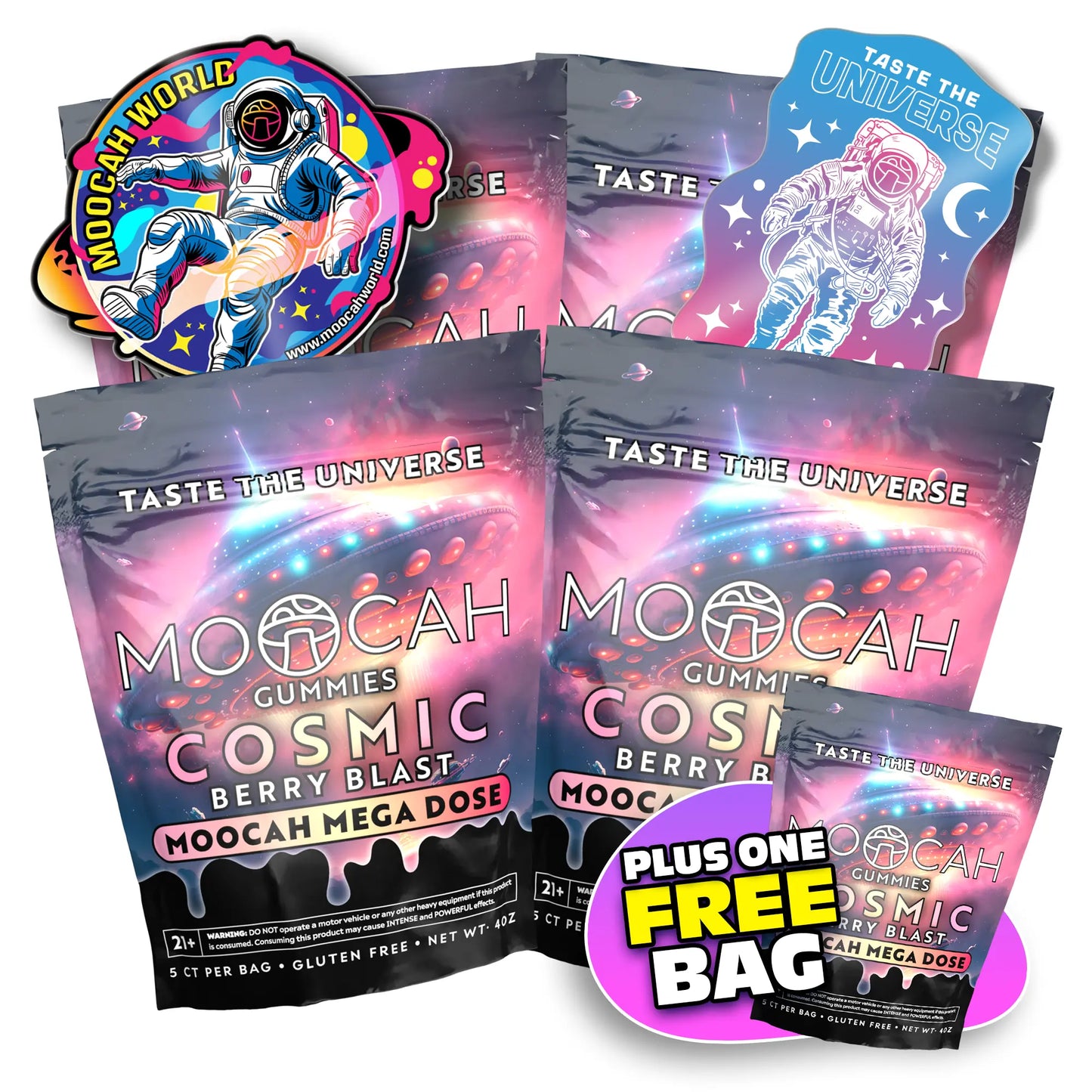 Mega Dose Mushroom Gummies - Berry Blast