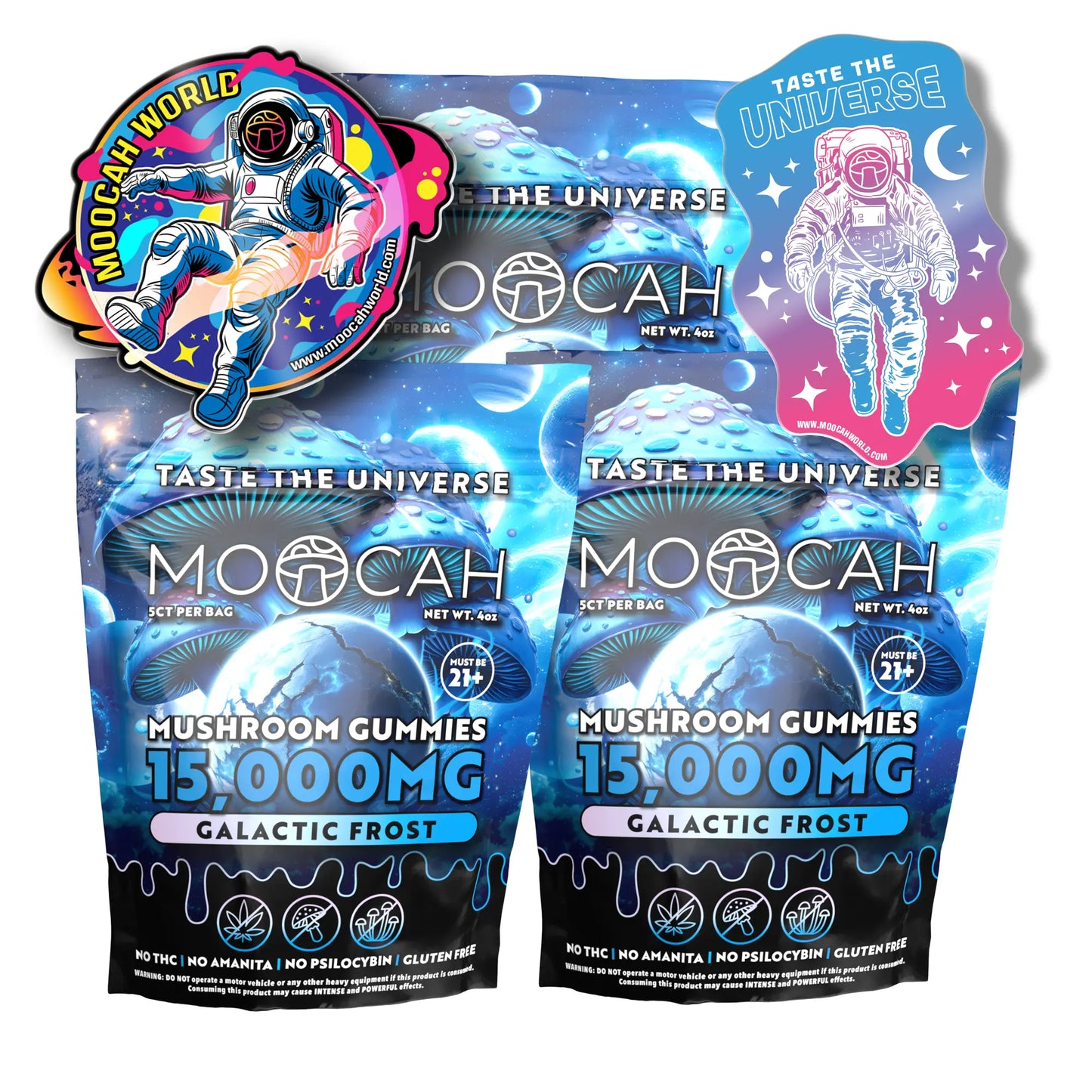 Mega Dose Mushroom Gummies - Galactic Frost