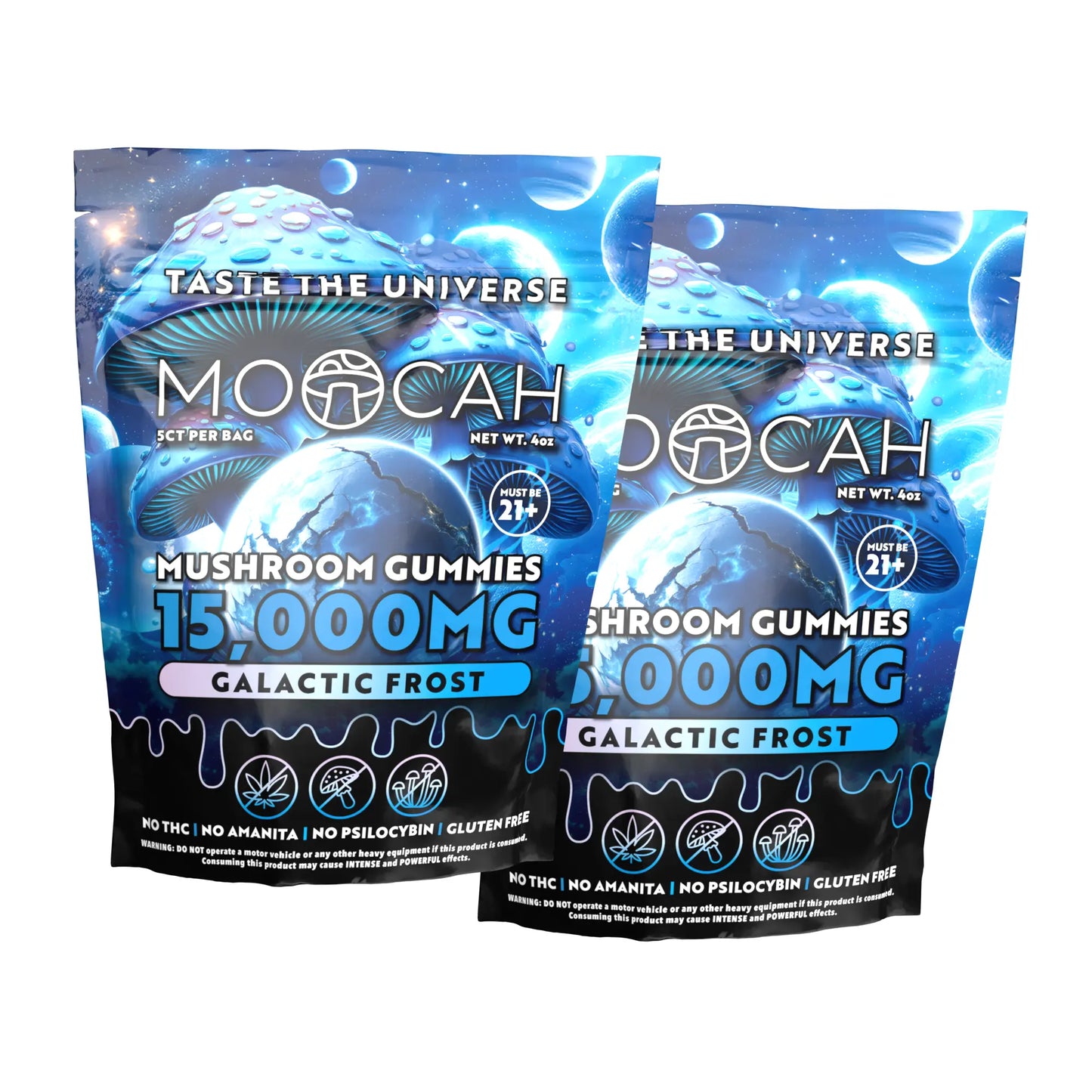 Mega Dose Mushroom Gummies - Galactic Frost