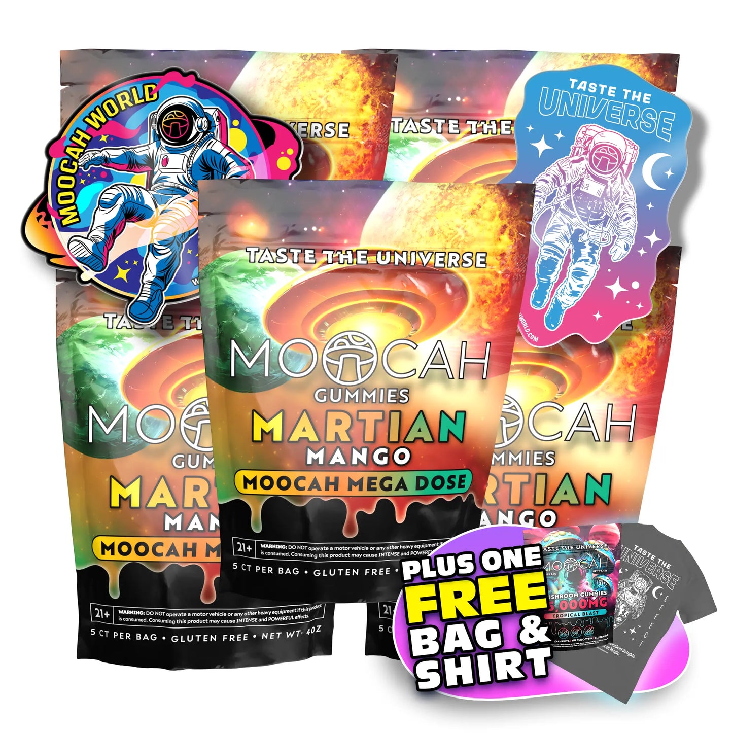 Mega Dose Mushroom Gummies - Mango