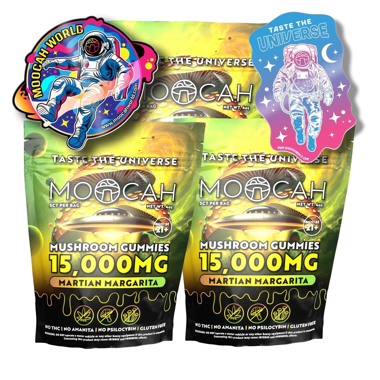 Mega Dose Mushroom Gummies - Martian Margarita