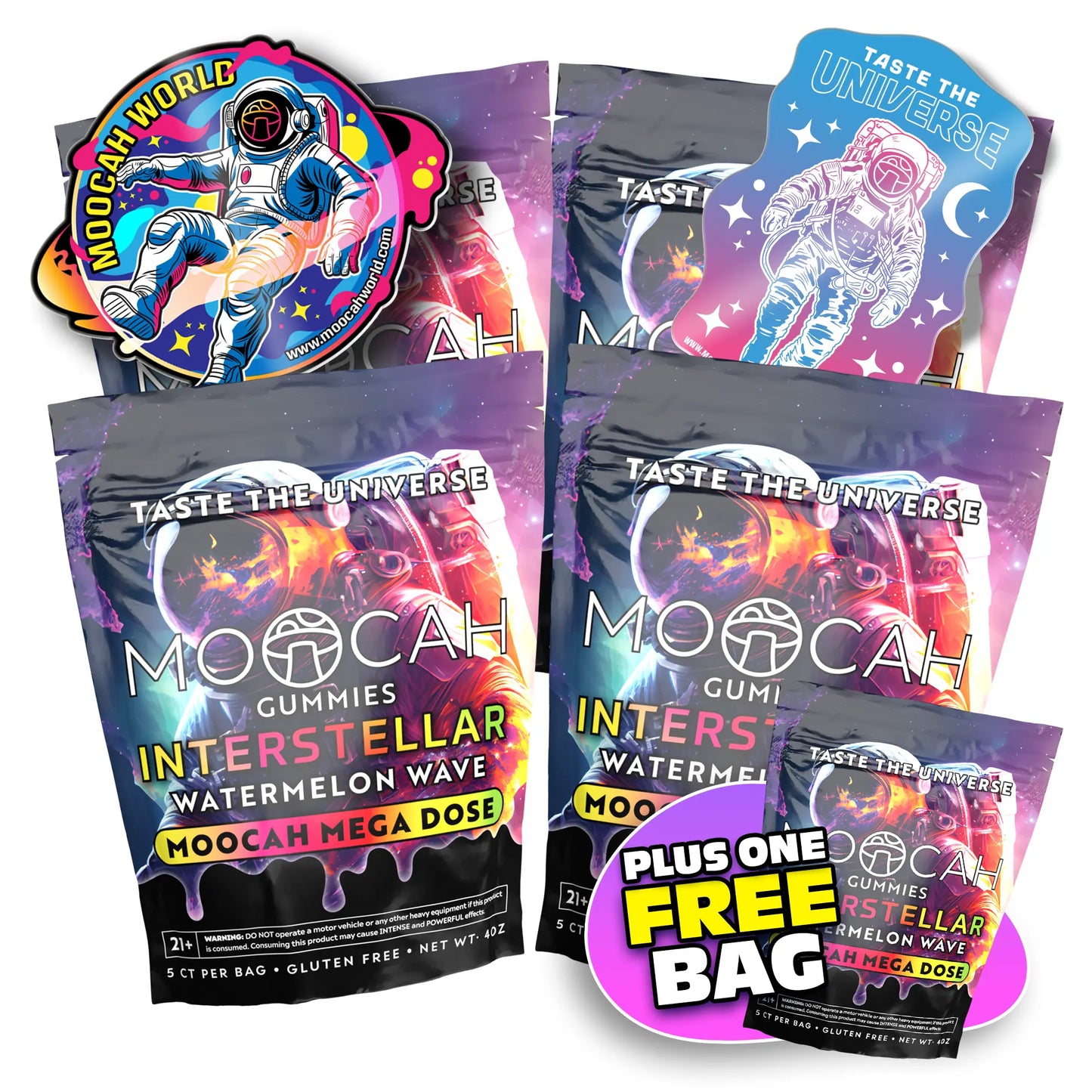 Mega Dose Mushroom Gummies - Watermelon Wave