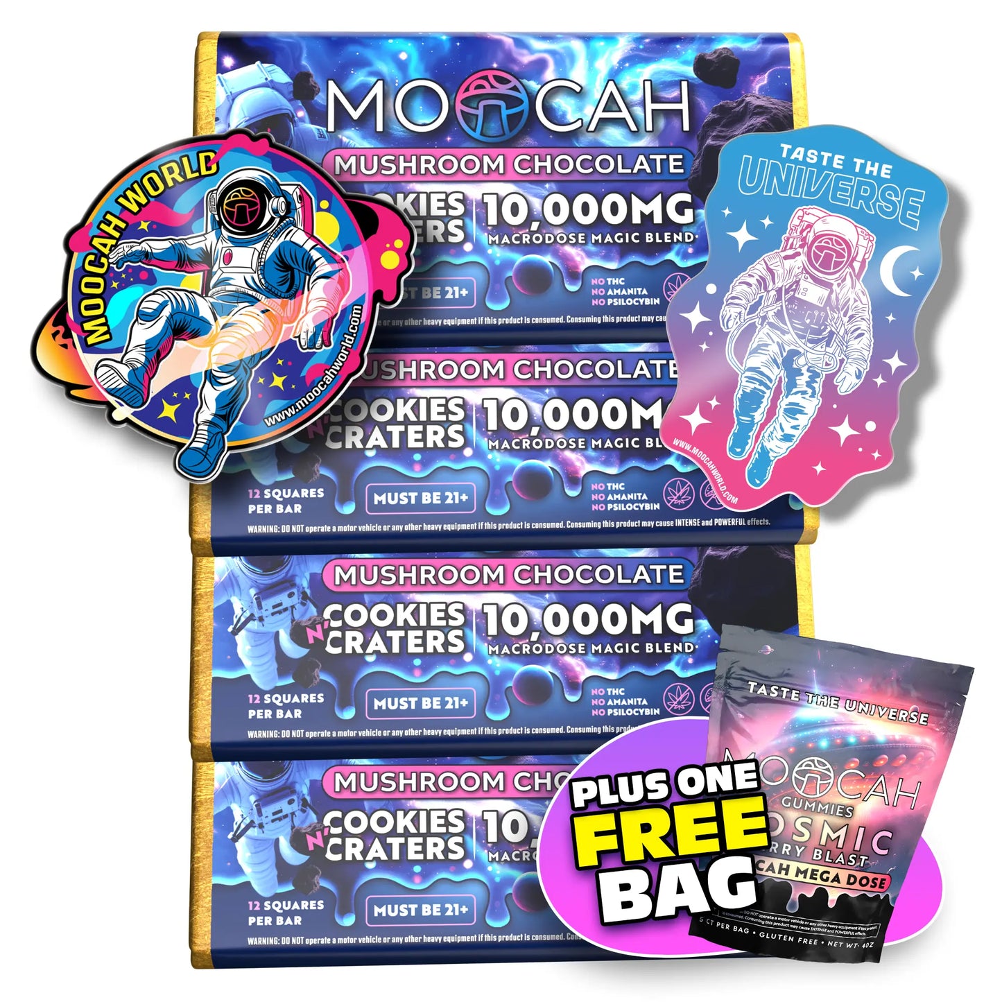Mega-Dose Mushroom Chocolates - Cookie Craters