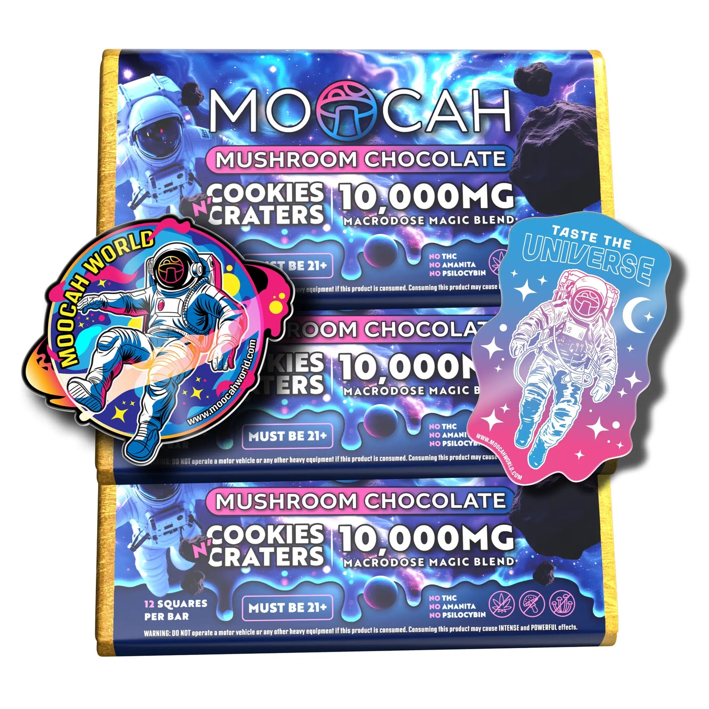 Mega-Dose Mushroom Chocolates - Cookie Craters
