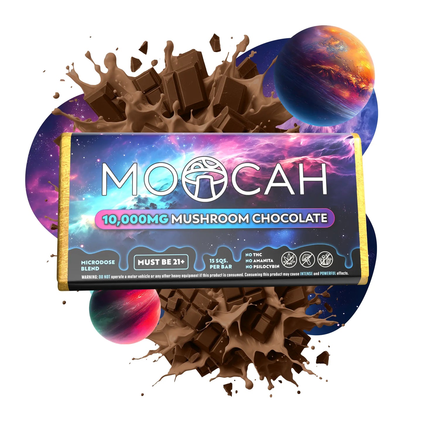 Mega-Dose Mushroom Chocolates - Macro Milk