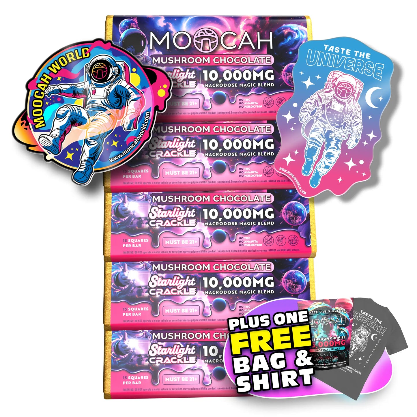 Mega-Dose Mushroom Chocolates - Starlight Crackle