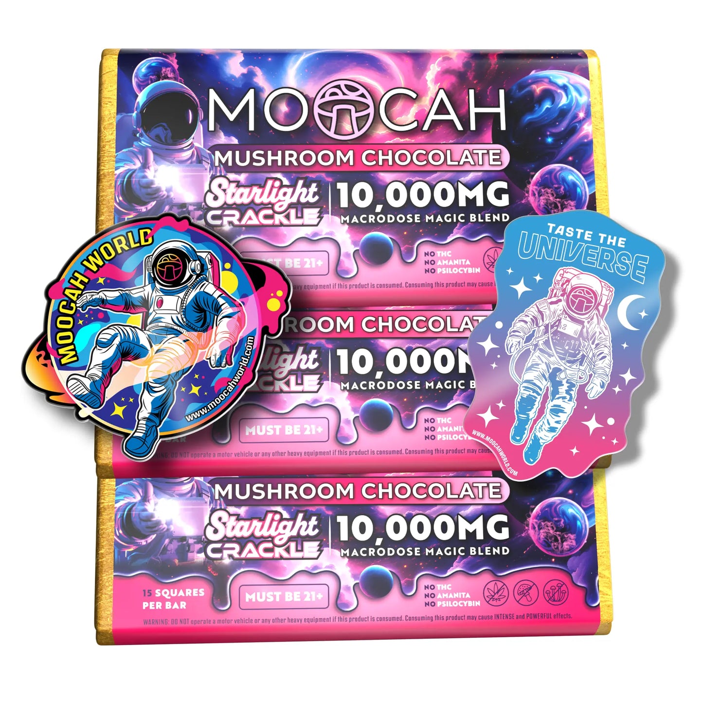 Mega-Dose Mushroom Chocolates - Starlight Crackle