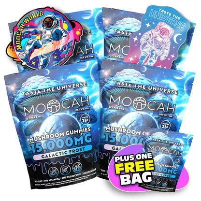 Mega Dose Mushroom Gummies -  Galactic Frost