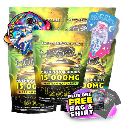 Mega Dose Mushroom Gummies -  Martian Margarita