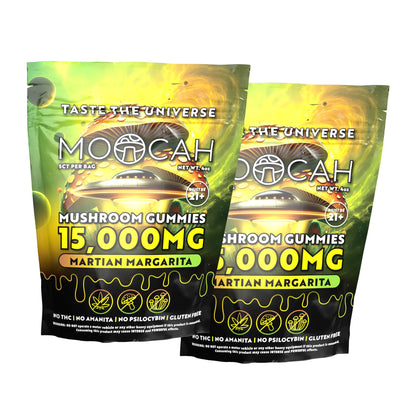 Mega Dose Mushroom Gummies -  Martian Margarita