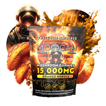 Mega Dose Mushroom Gummies -  Orange Nebula