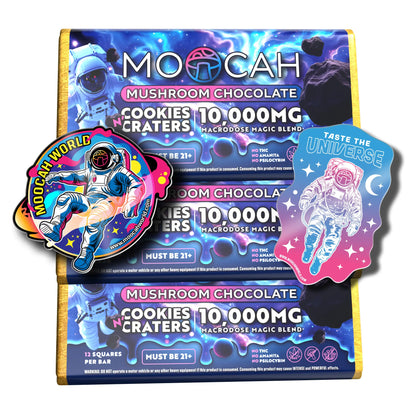 Mega-Dose Mushroom Chocolates - Cookie Craters