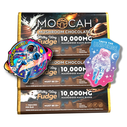 Mega-Dose Mushroom Chocolates - Milky Way Fudge