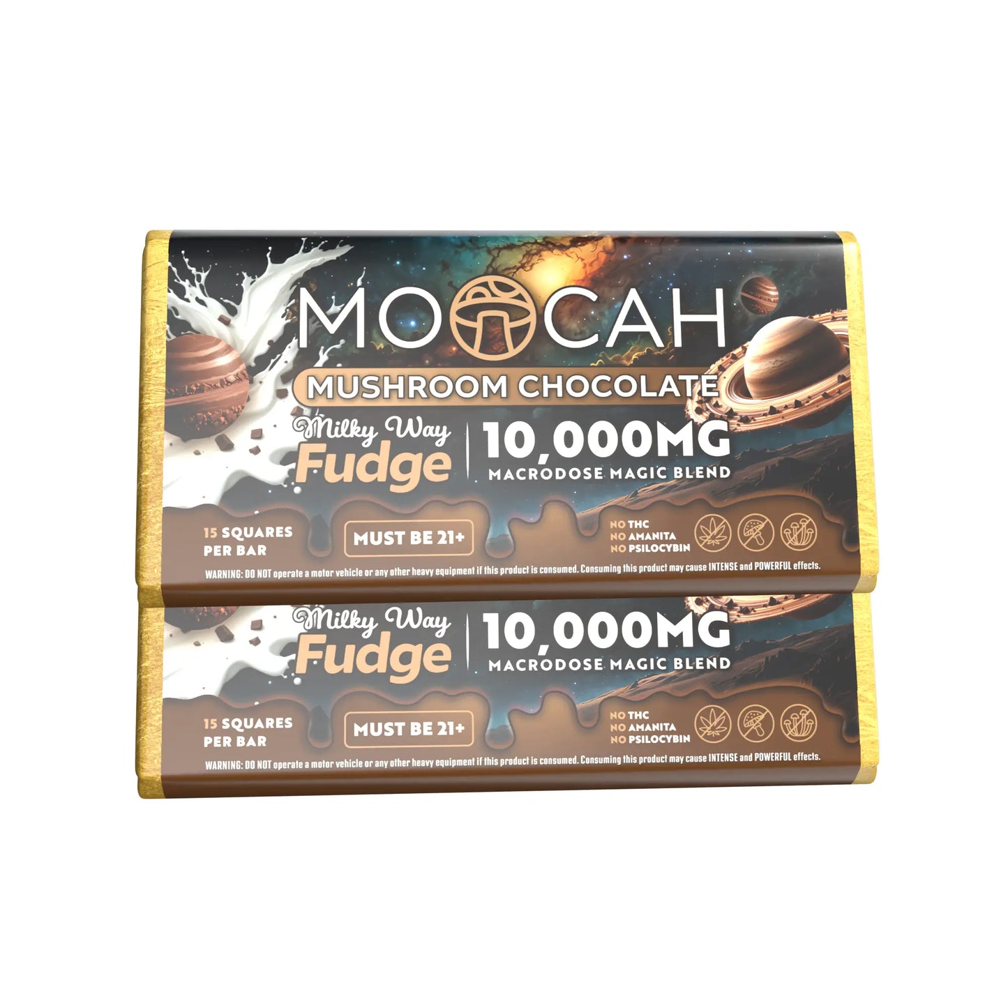 Mega-Dose Mushroom Chocolates - Milky Way Fudge
